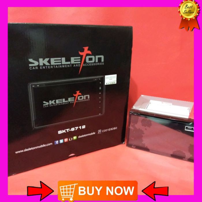 Tv Mobil Headunit Doubledin SKELETON seri SKT-6712.Pullglas and milorink Audio Mobil.