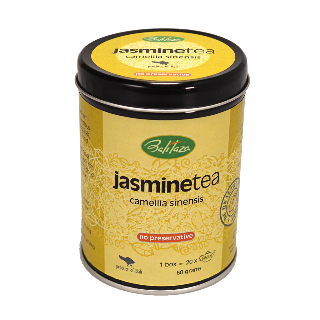 

Balitaza Jasmine Tea Leaves 60gr /can - Teh Jasmine