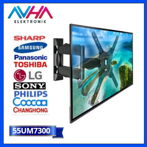 BRACKET TV | PREMIUM MODEL | SEMUA TV BISA | SIZE 32 - 55 INCH