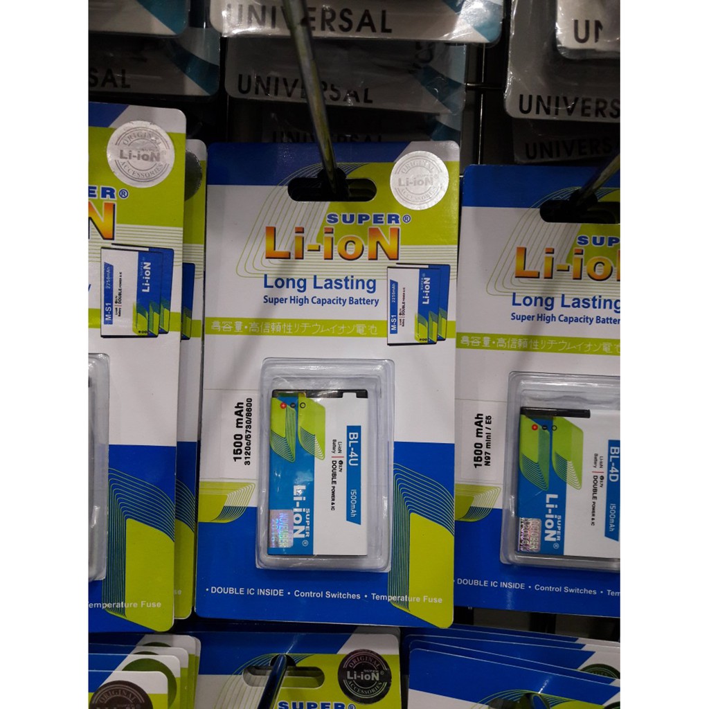 promo Batre Baterai Nokia BL-4U Super Li-ioN Super Dobel Power Batterai Battery Battre Hp Handphone