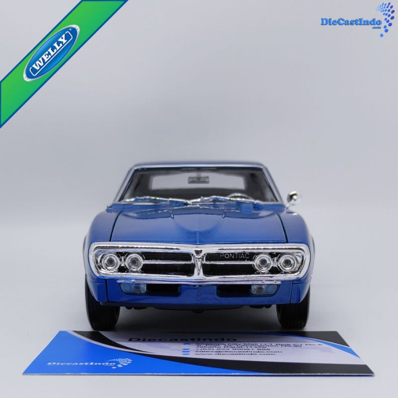 Nex Welly 1:24 Pontiac Firebird 1967 1969 Blue