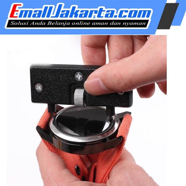 Watch opener back case press closer remover two feet opening screw