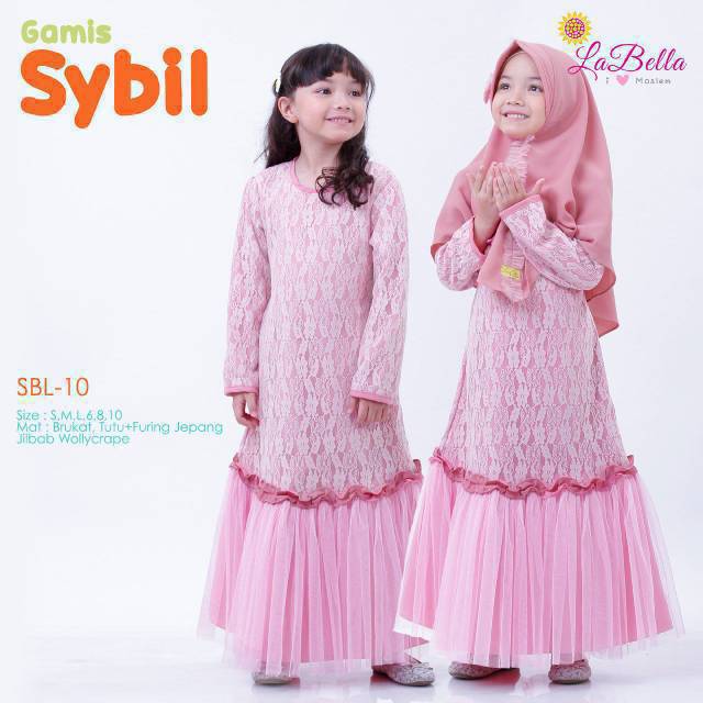 GAMIS BAYI 1 - 2 tahun Gamis Pesta DRESS Cantik SYBIL NADIA BROKAT BRUKAT PUTIH AMANDA COKLAT GOLD P