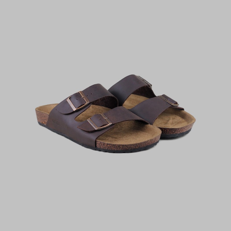 ARTAP Footwear - Sandal Kulit Asli Pria - Ekagi CH Brown