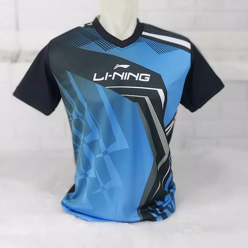 jersey badminton lining printing , jersey badminton lining hitam , jersey badminton lining ukuran de