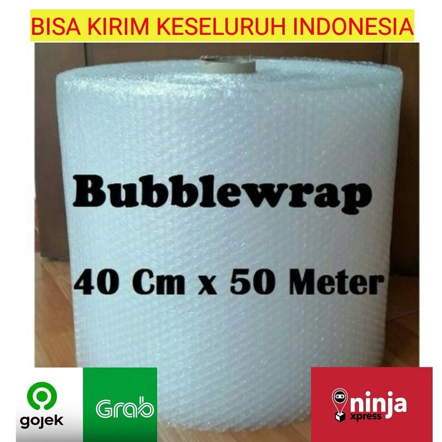 

Bubbe Wrap / Bublbe Wrap Murah Tebal 40Cm x 50Meter