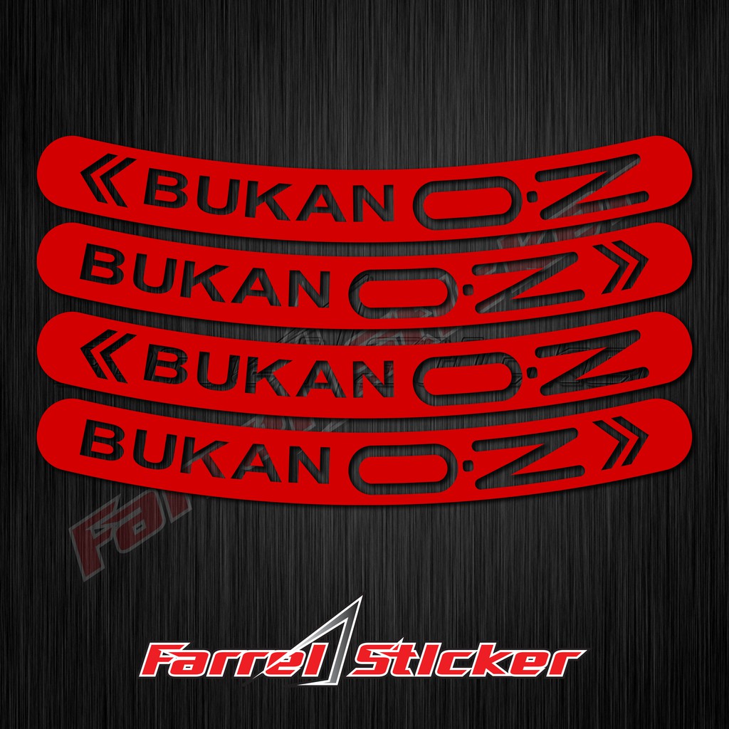 Stiker velg sticker velk BUKAN OZ racing