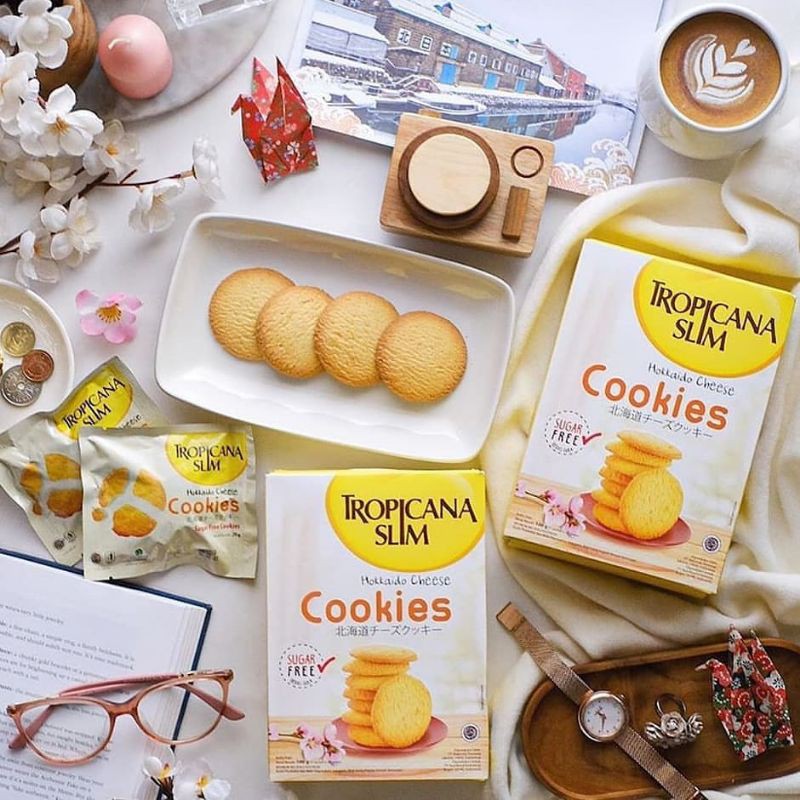 

Tropicana Slim Hokkaido Cheese Cookies sugar free 100gr