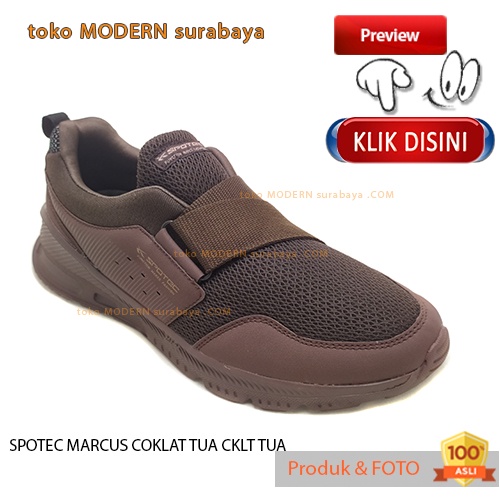 Sepatu pria sekolah casual slip on tanpa tali SPOTEC MARCUS