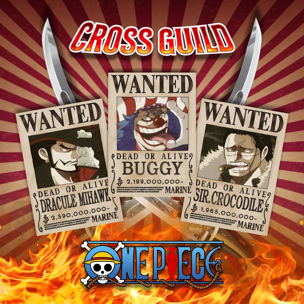 POSTER BOUNTY KARAKTER ONE PIECE TERBARU LENGKAP (PART 1)