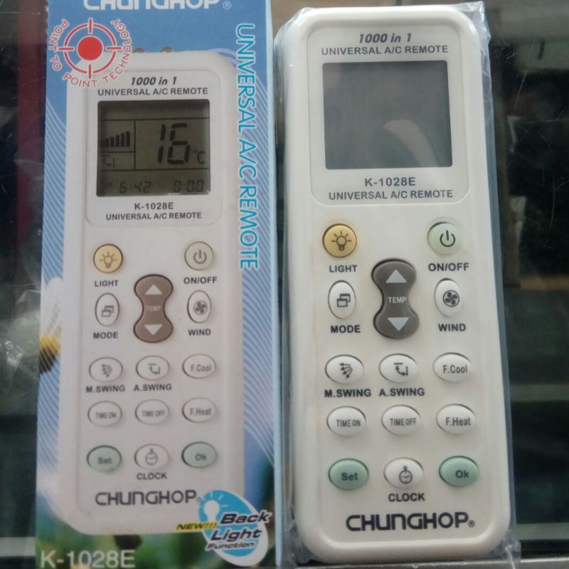 Remot ac chunghop universal