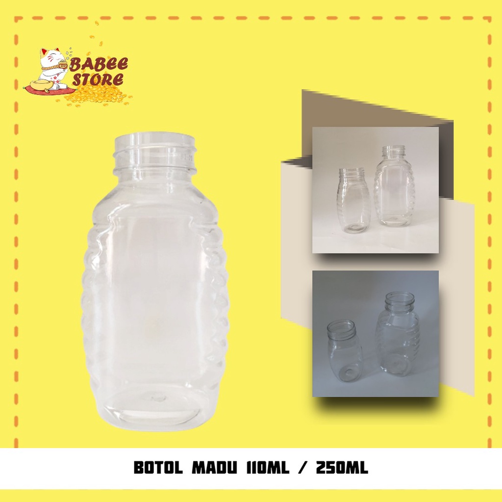 BOTOL BENING MADU TJ 110ML  250 ML - BOTOL AJA MADU TJ 110ML 250 ML