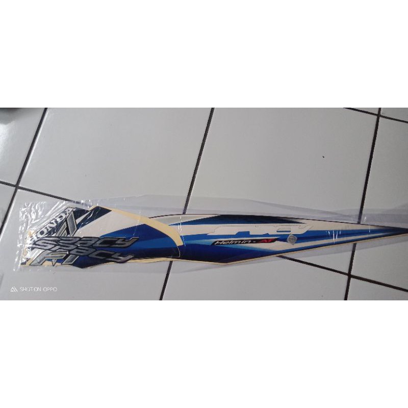 Striping Spacy Fi 2017 hitam putih