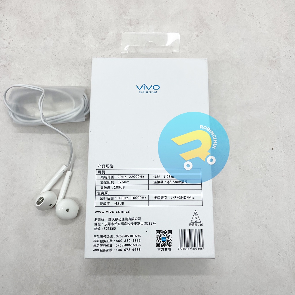 HEADSET VIVO XE680 JACK 3,55 MM ORIGINAL - EARPHONE VIVO XE680 JACK 3,55 MM - HANDSFREE VIVO XE680 JACK 3,55 MM - HEADSET VIVO ORIGINAL - HEADSET JACK 3,55MM - HEADSET XE680