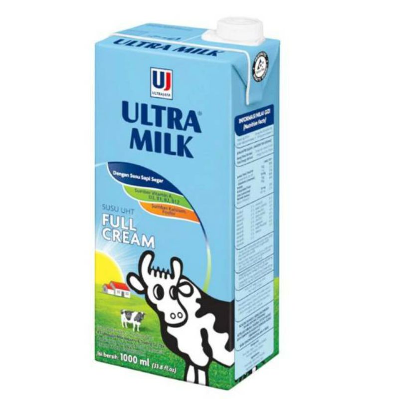 

Ultra Milk Susu Cair UHT 1000ml 1Ltr