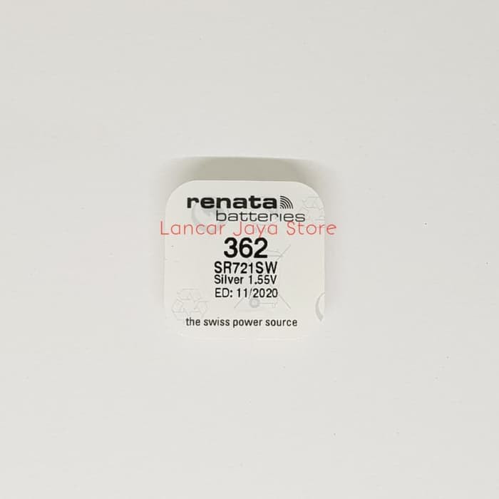 Batery / Batteries / Batrai Renata SR721SW Made In Swiss