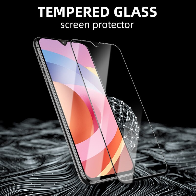 PROMO Tempered Glass VIVO Y91, Y91C, Y93, Y95 NEW TG Layar FULL COVER Black Premium Anti Gores Kaca