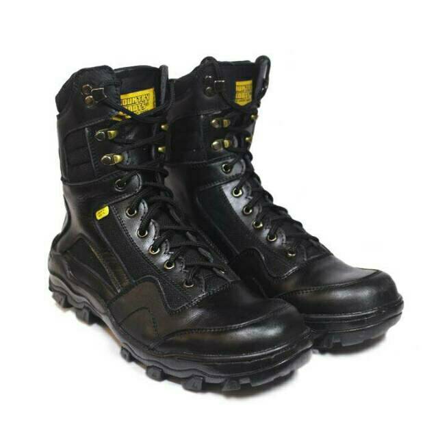 SEPATU pdl SAFETY Kulit COUNTRY BOOTS ORIGINAL