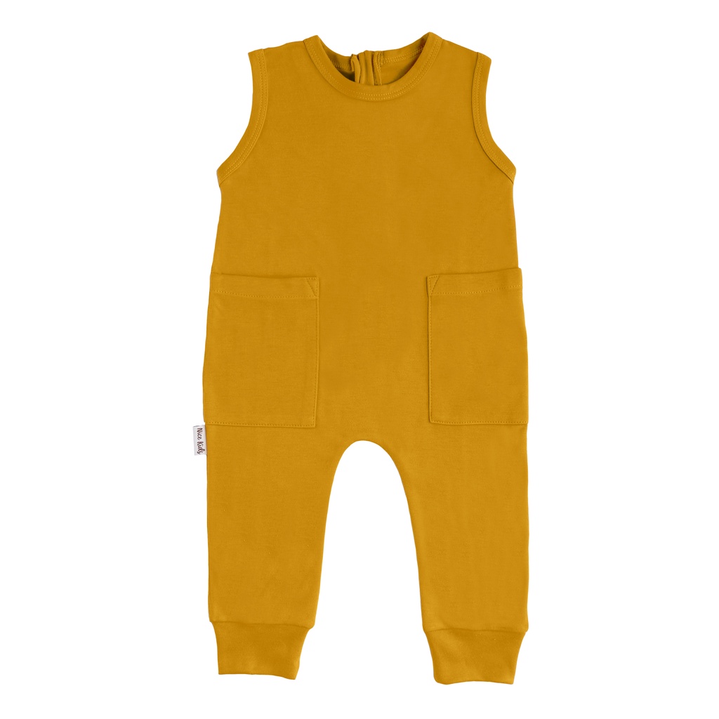 Nice Kids - Jumpsuit Anak Bayi-mustard