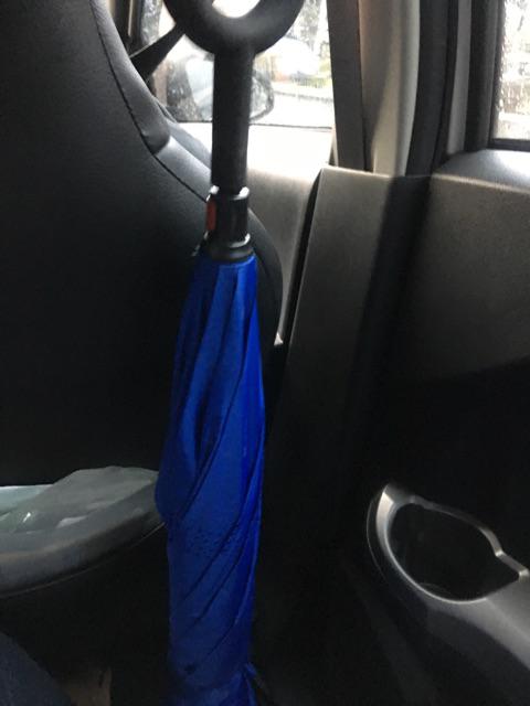 Payung Terbalik Unik Steele Polos Ukuran Besar