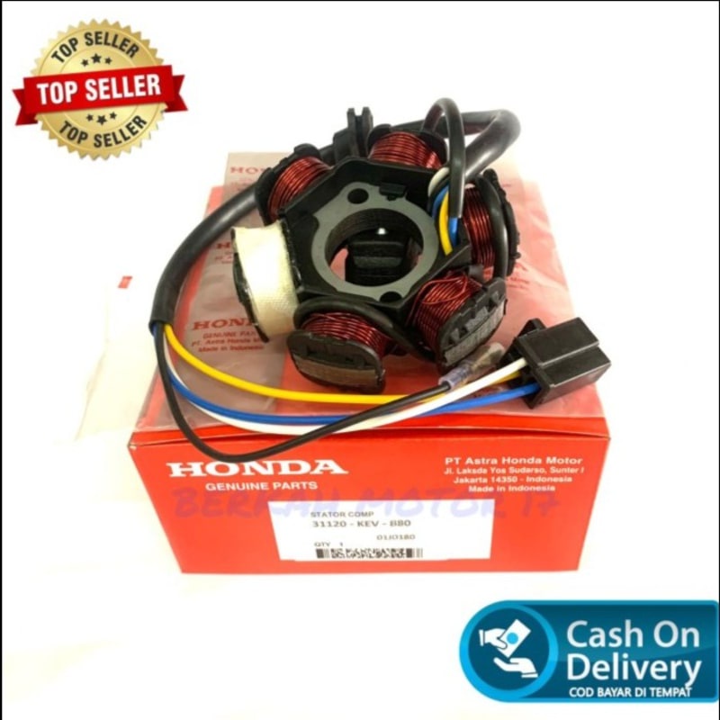 Spull Spul Stator Assy Motor Honda SUPRA X Lama KEV
