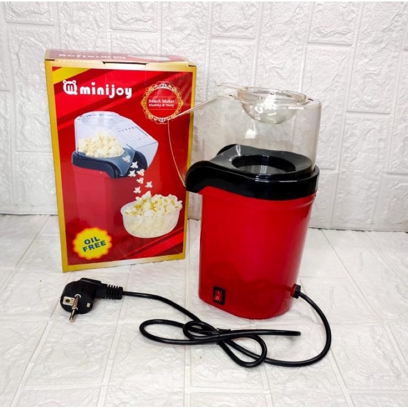 Popcorn Maker Elektrik Minijoy - Mesin Elektrik Pembuat Popcorn Oil Free Mk