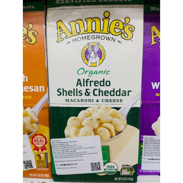 

macaroni instant dengan saus keju cheddar organic