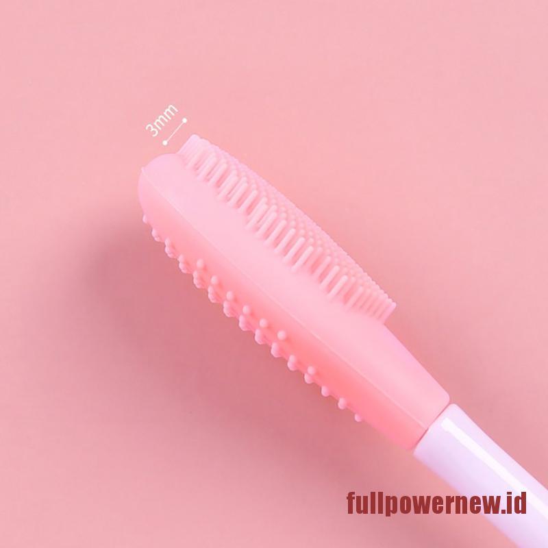 Facial Wash Brush Cleaner Skincare Double-Ended Mask Brush Applicator Massage