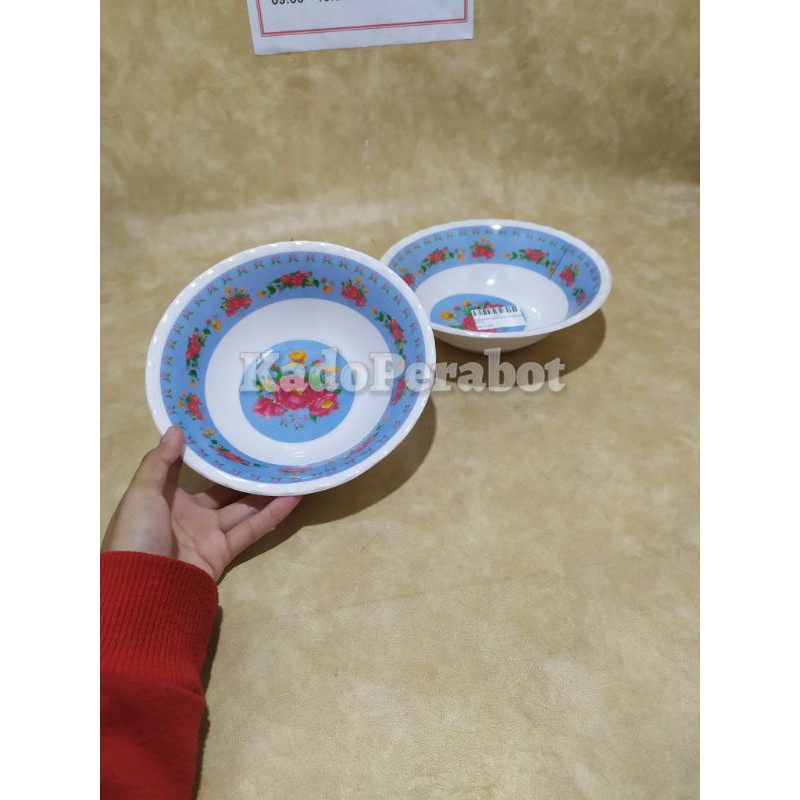 mangkok meishing kembang B1070- mangkok sup cantik- mangkok mie cantik
