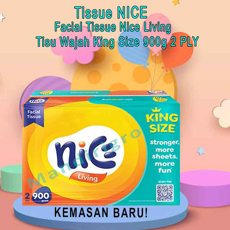 Facial Tissue * Tissue Nice * Tissue Wajah * 2 Ply * 1000gr