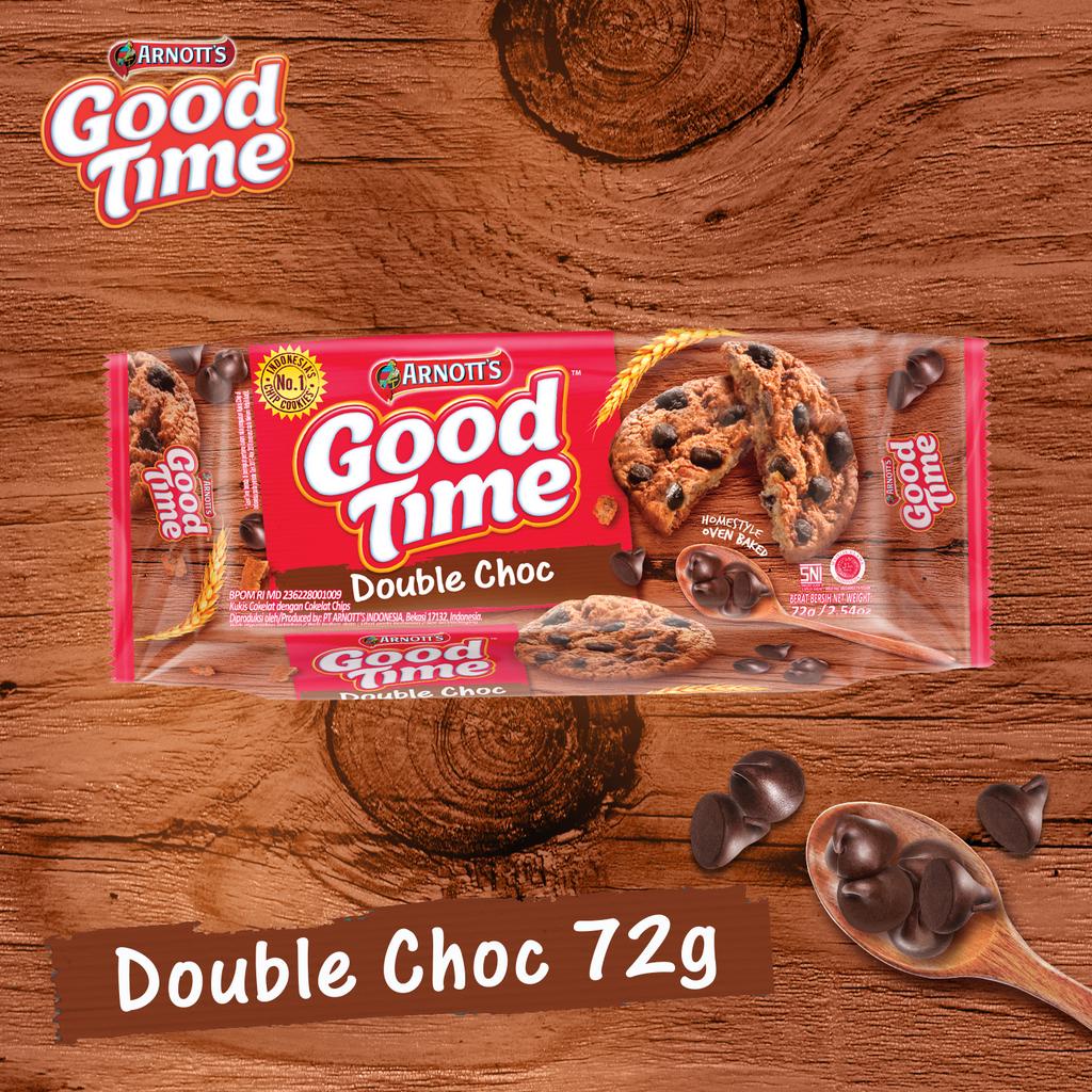 Good Time Double Choc Chocochips Cookies 72gr