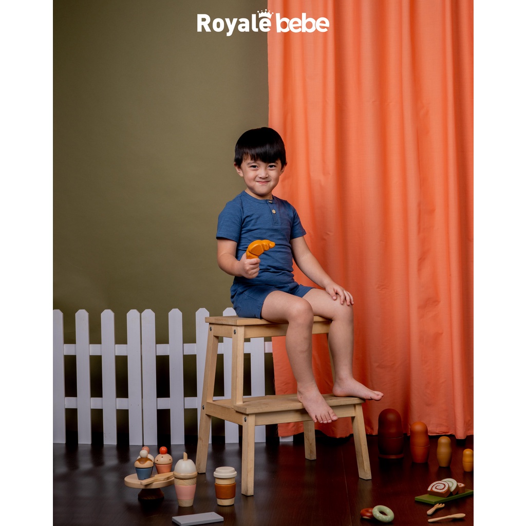 ROYALE BEBE WILLOW SET SETELAN BAJU PENDEK CELANA PENDEK SETELAN BAJU ANAK 1 - 3 TAHUN