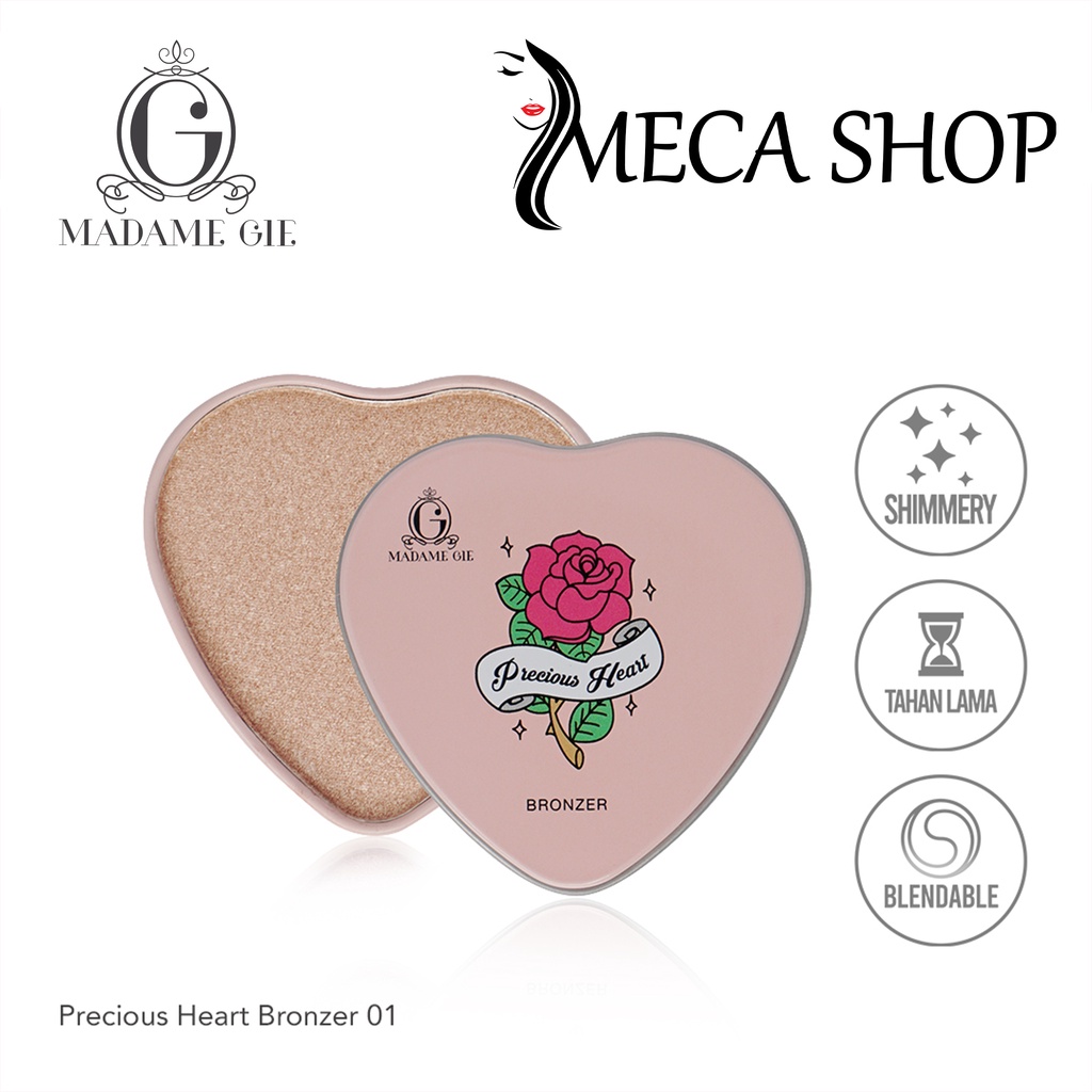 Madame Gie Precious Heart Bronzer | Blush On | Countour | Highlighter