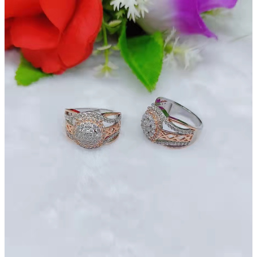 Cincin Kombinasi Permata Perhiasan Fashion B90-93