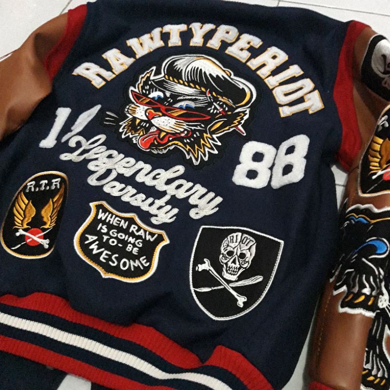 Varsity Jacket Rawtype Riot Legendary 3