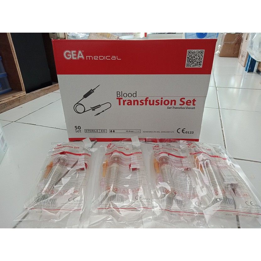 1BOX isi 50PCS - Blood Transfusion Set GEA - Transfusi Darah