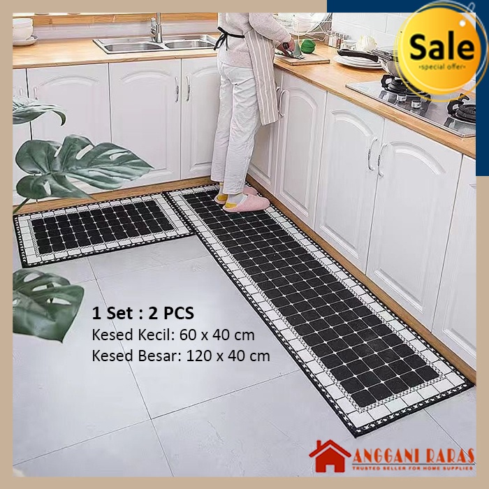 Alas Kaki Dapur Anti Slip Keset Dapur Anti Slip Karpet Dapur Panjang Anti Slip Keset Dekorasi Dapur Karpet Dapur Anti Slip Kitchen Keset Dapur Anti Slip Menyerap Air