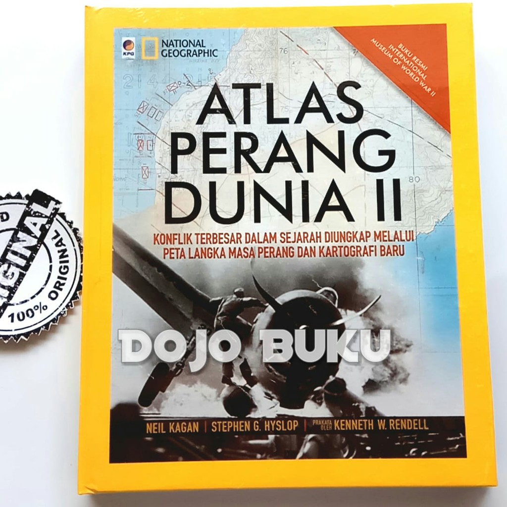 Atlas Perang Dunia II HC by Neil Kagan &amp; Stephen G. Hyslop