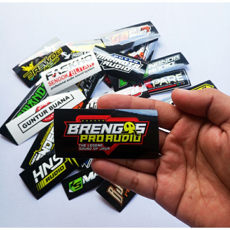 Stiker Sound System Isi 25 Brewog Brengos K5 Maximal Hrj Riswanda Shopee Indonesia