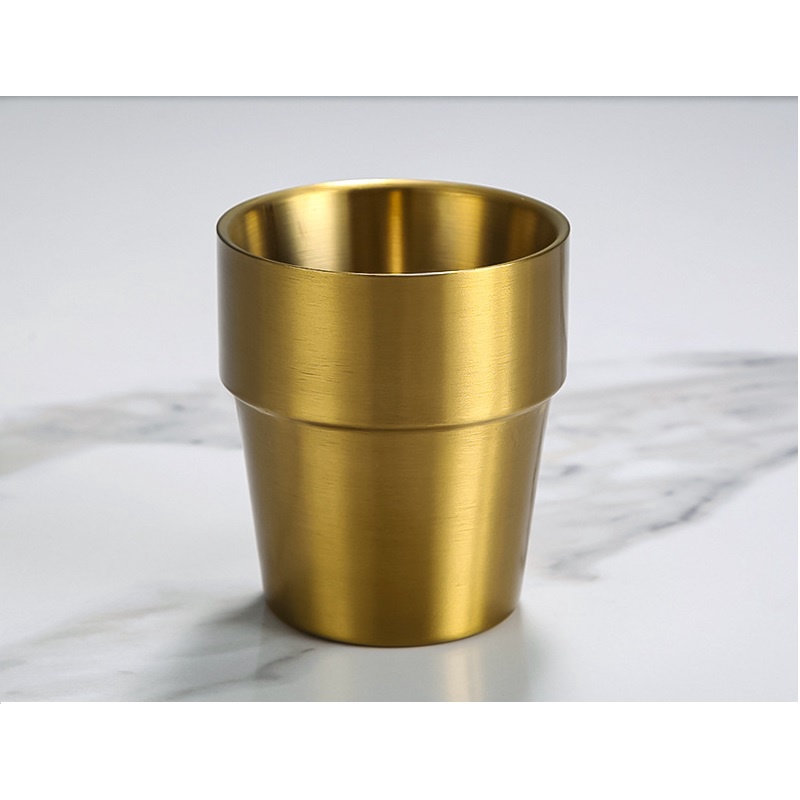 Mi.more Mug Stainless Steel 304 300ml Gold/Rosegold Double Layer