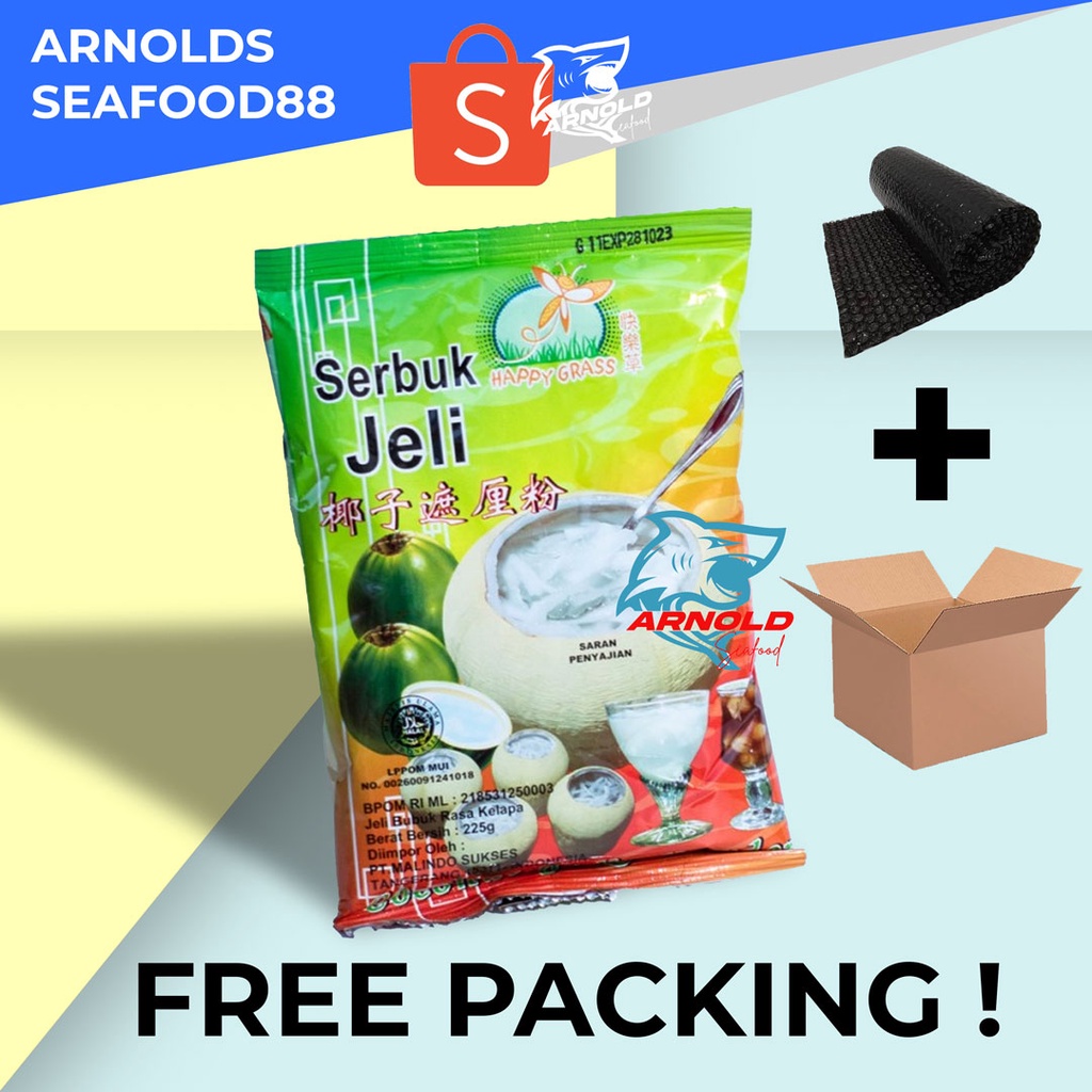 

Serbuk Jeli Kelapa Happy Grass 225gr / Coconut Jelly Powder