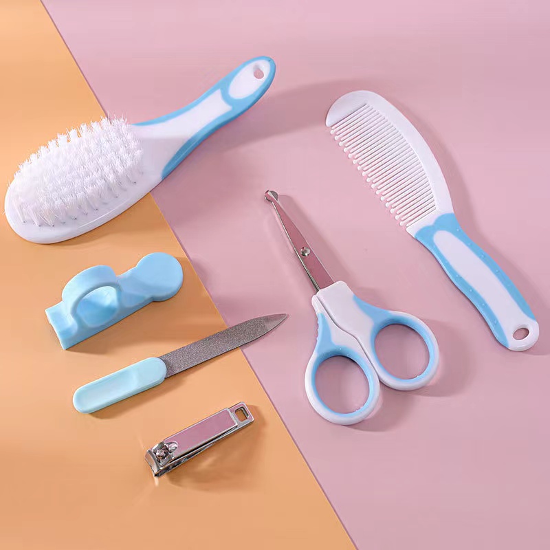 [1KG 12PCS] Kiddikiddo Baby Care kit set 6 in 1/ Baby Gift Set terbaik / Baby Set Nail / Set Gunting Kuku 6 in 1