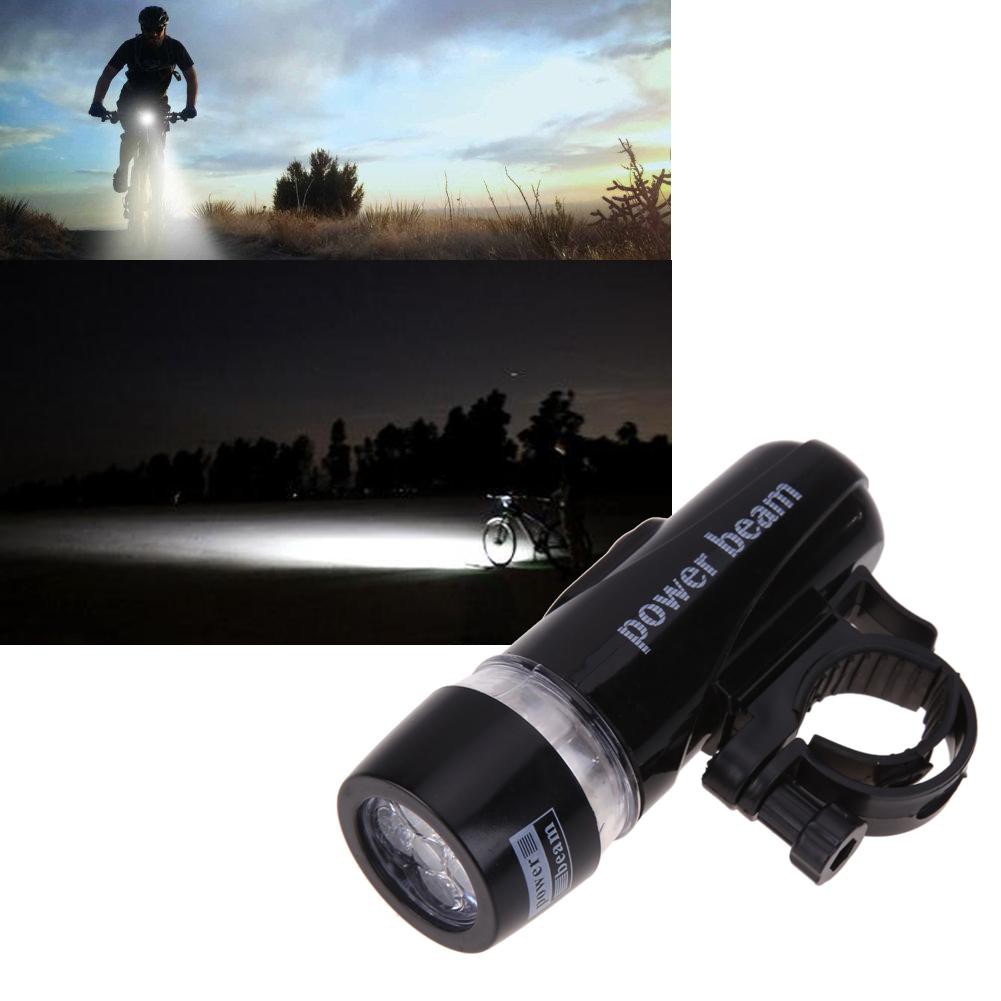 MOJITO Mojoyce Headlights 5 LED Flashlight Bike Bicycle Torch Flash Light Bike