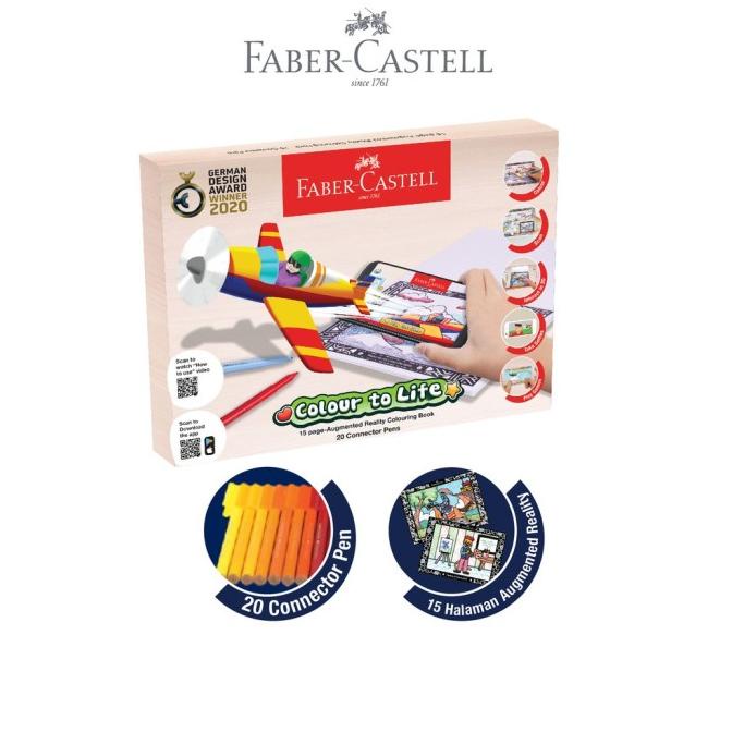 

Colour To Life + Connector Pen 20 Warna Faber Castell