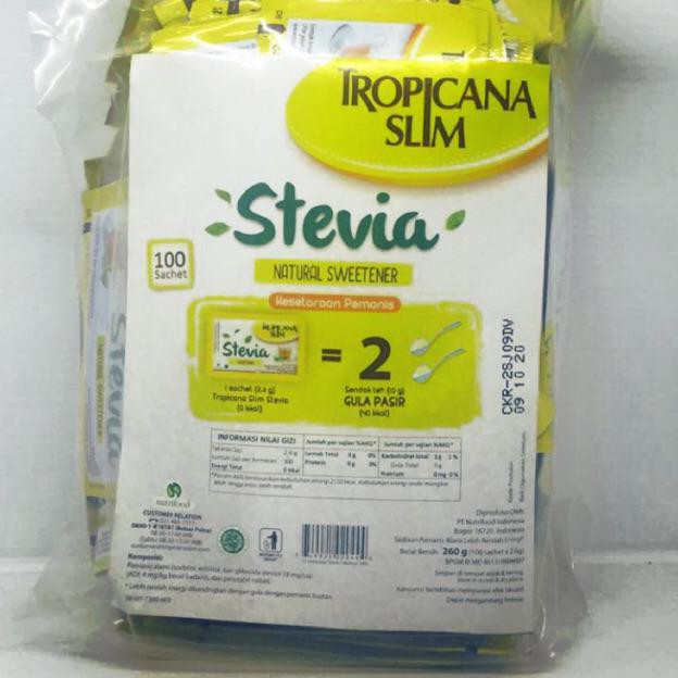 

BISA COD Gula Tropicana Slim Stevia Gula Diet 100 sachet SPECIAL [Kode 1|Kode 2|Kode 3|Kode 4|Kode