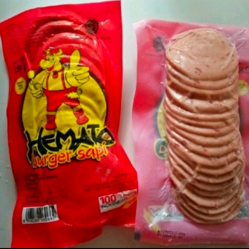 Hemato Daging Burger Isi 20