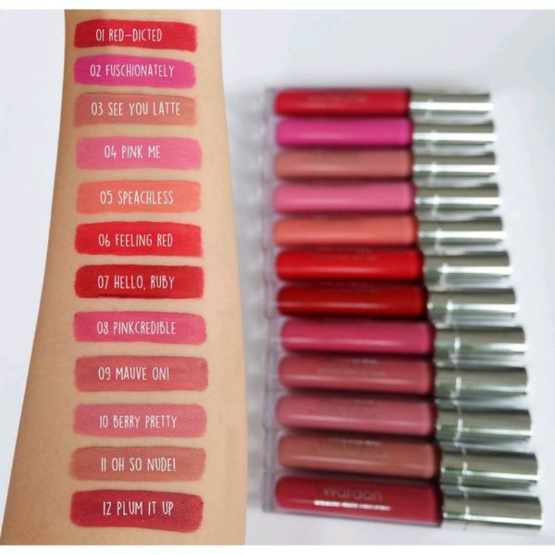 Wardah Lip Cream Exclusive Matte - Kemasan Lama EXP Panjang 2024 2025 Terdaftar BPOM