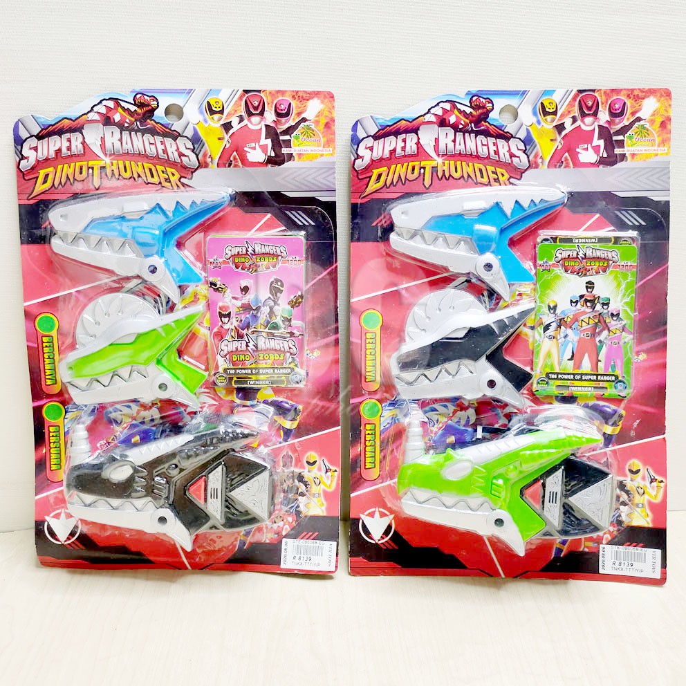 Super Rangers Dino Zords Thunder RANDOM Mainan Gelang Power Rangers