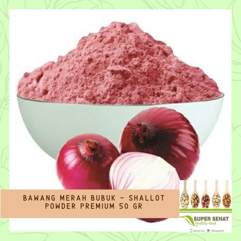 

BAWANG MERAH BUBUK - SHALLOT POWDER PREMIUM 50 GR