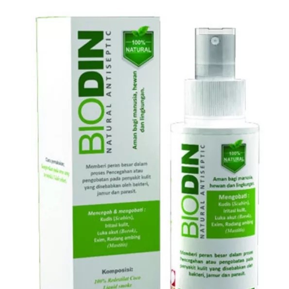 Biodin Spray 20ml - Obat Jamur Scabies Kucing/Anjing